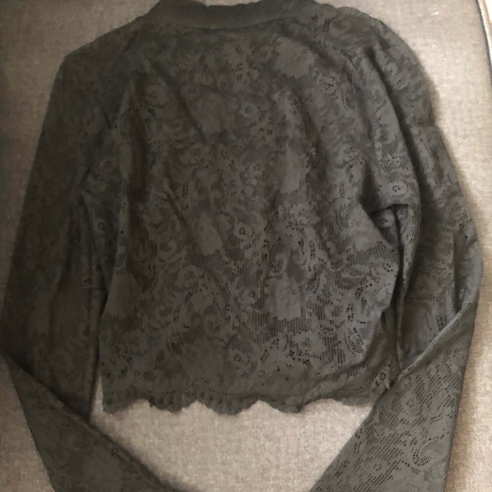 Lace crop top